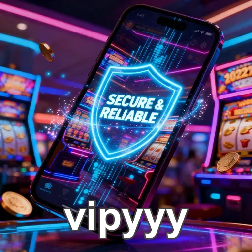 Interface do aplicativo vipyyy com ênfase em segurança e confiabilidade.