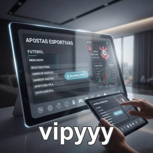 Interface de apostas esportivas no site vipyyy.