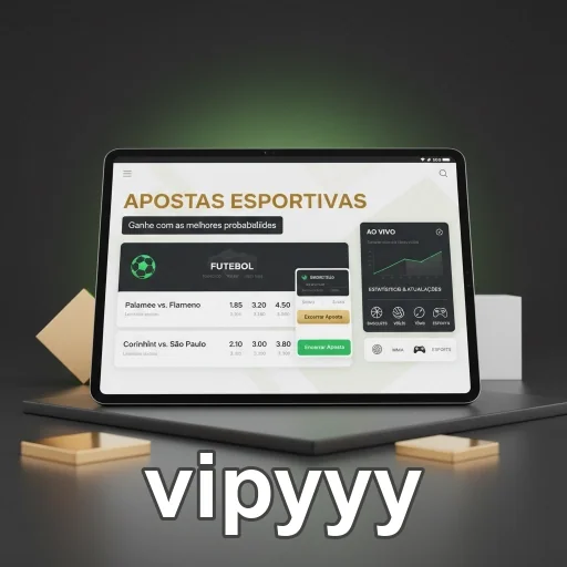 Tela de apostas esportivas no site vipyyy com login fácil.