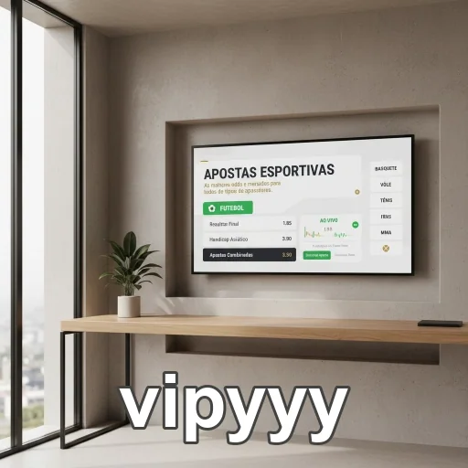 Interface da vipyyy mostra odds altas de apostas esportivas.
