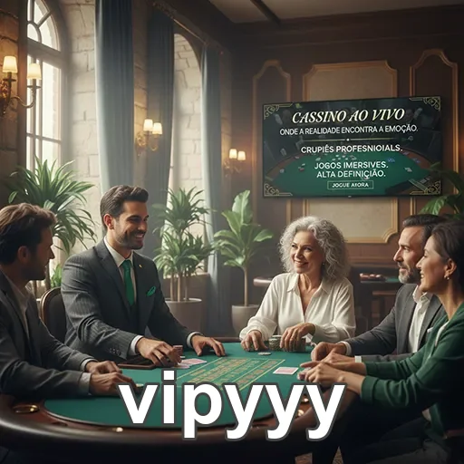Crupiês em cassino ao vivo vipyyy com jogos imersivos.