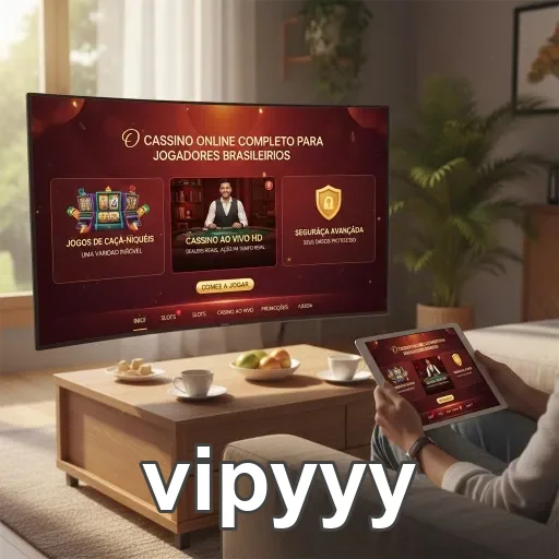 Tela de cassino online da vipyyy com jogos diversos.