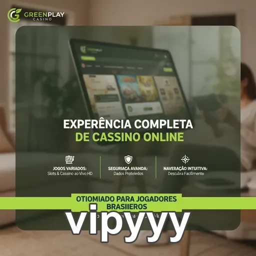Interface de login mobile do vipyyy com cassino online.