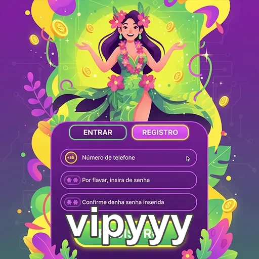 Acesso móvel rápido para cadastro na plataforma vipyyy.